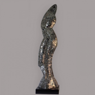 abstract stainless steel sculpture;home decor de;eva sculpture