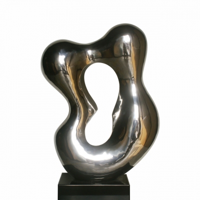 modern art stainless steel sculpture