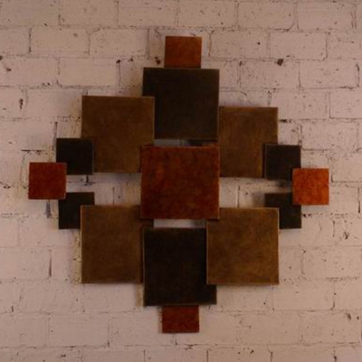 metal ancient wall art sculpture for private clubs