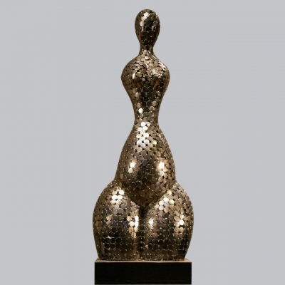3D woman stainless steel sculpture;home interiors cuadros precios;decor lover