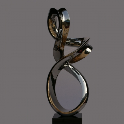 modern abstract stainless steel art sculpture for sale