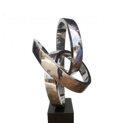 modern stainless steel art decoration for sale