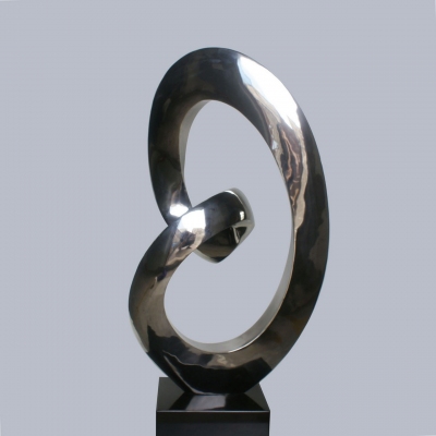 modern stainless steel sculpture for sale