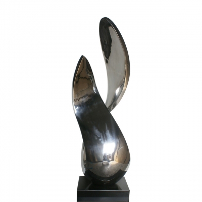 pubic stand stainless steel sculpture for garden