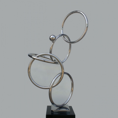pubic stand stainless steel art sculpture for garden