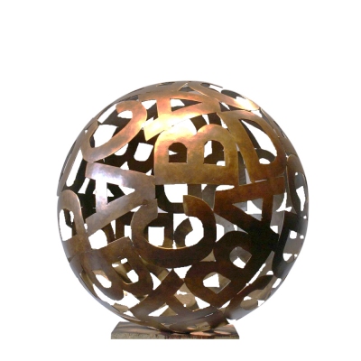 Iron welding ball