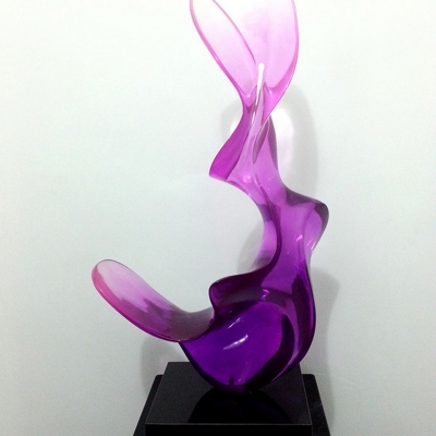 classical clear resin sculpture for sale