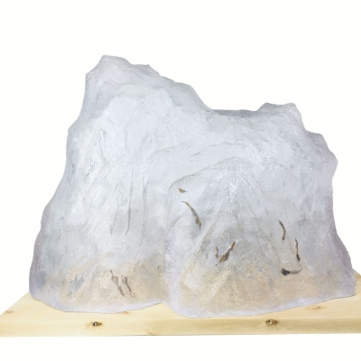 amazing clear resin sculpture for sale